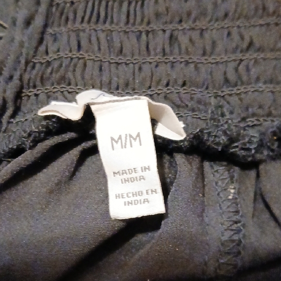 Joie Black Sheer Blouse - Picture 9 of 12